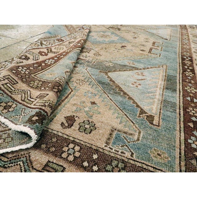 Early 20th Century Galerie Shabab Collection Early 20th Century Persian Kurdish Bidjar Accent Rug For Sale - Image 5 of 5