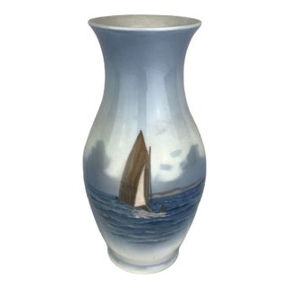 Royal Copenhagen Porcelain Art Nouveau Vase For Sale