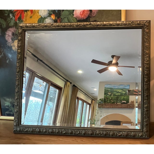 Hand Crafted Italian Wood Mirror For Sale - Image 4 of 15