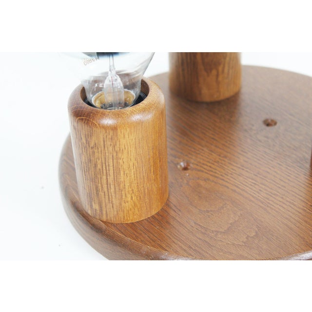 1970s Vintage Japandi Style Ceiling Light, 1970s For Sale - Image 5 of 9