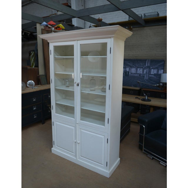 White Display Cabinet, 1960s For Sale - Image 14 of 17