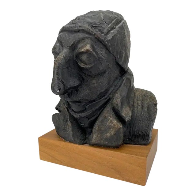 François, Marquis De Barbé-Marbois Portrait Sculpture After Honoré Daumier For Sale