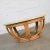 Vintage Coastal Style Coffee or End Table Round Rattan Drum Shape With Laminate Top For Sale - Image 6 of 11