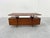 Brown Mid-Century Italian Wood and Brass Desk from La Permanente Mobili Cantù, Italy, 1950 For Sale - Image 8 of 12