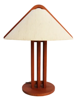 Danish Modern Teak Table Lamp from Domus, 1970s