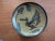 Vintage Ceramic Otagiri 10" Dinner Plate Set of 4 Tan with Abstract Green For Sale In Los Angeles - Image 6 of 13