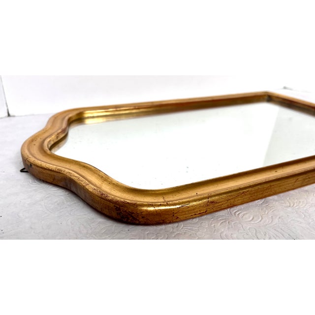 Antique French Gold Frame Mirror For Sale - Image 9 of 11