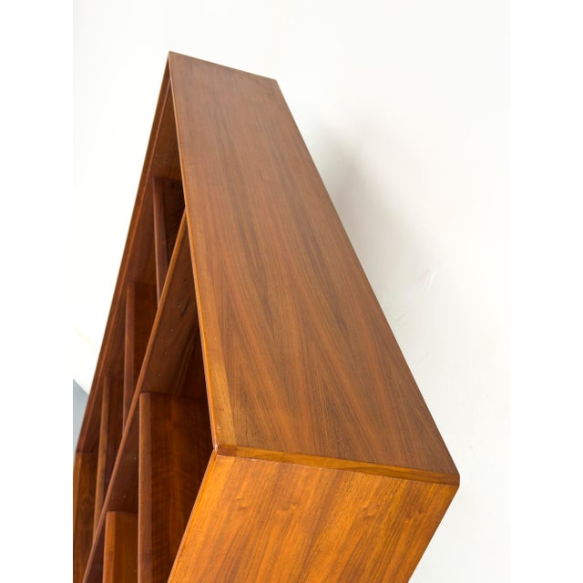 Large Walnut Bookcase by Bertil Fridhagen for Bodafors, 1969 For Sale - Image 15 of 18