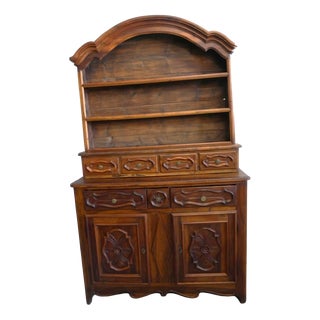 Antique Piedmontese Plate Rack Credenza, 19th Century For Sale