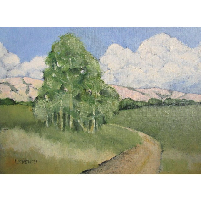 Textile Santa Maria Valley Lynne French California Landscape O/C For Sale - Image 7 of 7