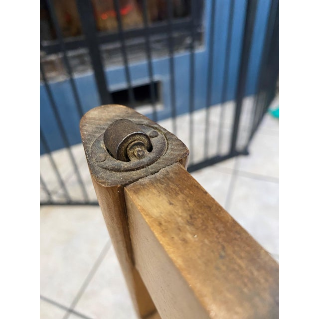 Scandinavian Style Wooden Side Table with Swivel Top, 1950s For Sale - Image 18 of 18