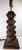 We are selling this great American tramp art folk art table lamp. This lamp has great scale and simple tramp art design...