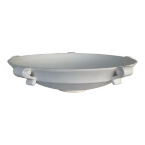 Global Views Modern Matte White Delphi Bowl