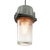 Industrial hanging lamp by tran star, uk model sk23034 grey cast aluminium striped clear glass e27 / e26 this piece has an...