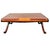 Coffee Late 20th Century Neoclassical Flame Mahogany & Satinwood Inlaid Curule Coffee Table For Sale - Image 8 of 18