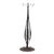 A French Art Deco Hand Hammered Iron Floor Lamp C 1930. For Sale