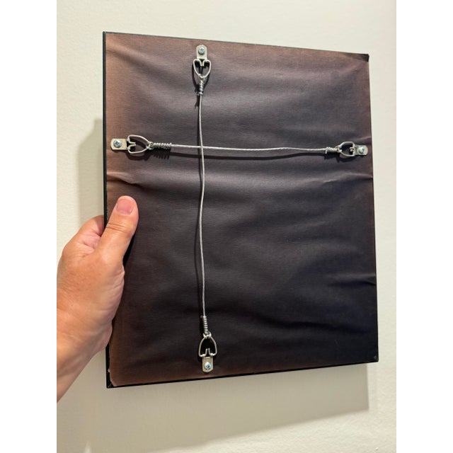 Small Ebonized Wood-Framed Mirror -Ready to Hang For Sale - Image 10 of 11