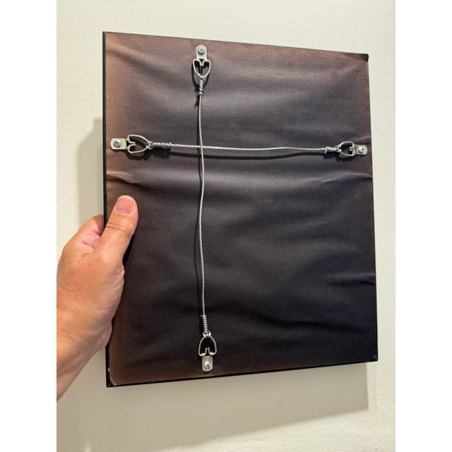 Small Ebonized Wood Mirror -Ready to Hang For Sale - Image 10 of 11