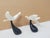 Vintage - Pair of John Perry Seagulls in Flight Figurines - Black Base - White Matte Pellucida For Sale - Image 4 of 15