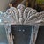 1990s Handcrafted Mexian Pewter Triple Triptych Photo Picture Frame Folk Art 15.5 X 10 For Sale - Image 16 of 17