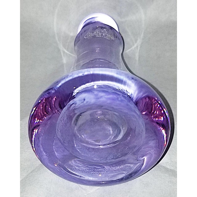 1970s Glass Perfume Bottle by Caithness For Sale - Image 4 of 5