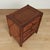 Pair of Vintage British Colonial Faux Bamboo and Grasscloth Stands For Sale - Image 14 of 18