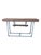 Industrial foyer console table from the 1950's-60's . It features construction of iron pipes and solid thick wooden plank....