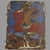 Signed AP 14th century gesso on wood hole and loses to paint. Spanish or Byzantine. Reframed with offset glass gilt frame....