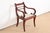 Baker Furniture Company Baker Furniture Regency Carved Mahogany Arm Chair or Side Chair For Sale - Image 4 of 12