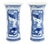 Chinese Blue and White Porcelain Vases, Pair For Sale