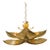 PALM Ceiling Light - Hand-Formed And Decorated Metal Palm Leaves Allow Light To Emit Through Pierced Slots As Well As...
