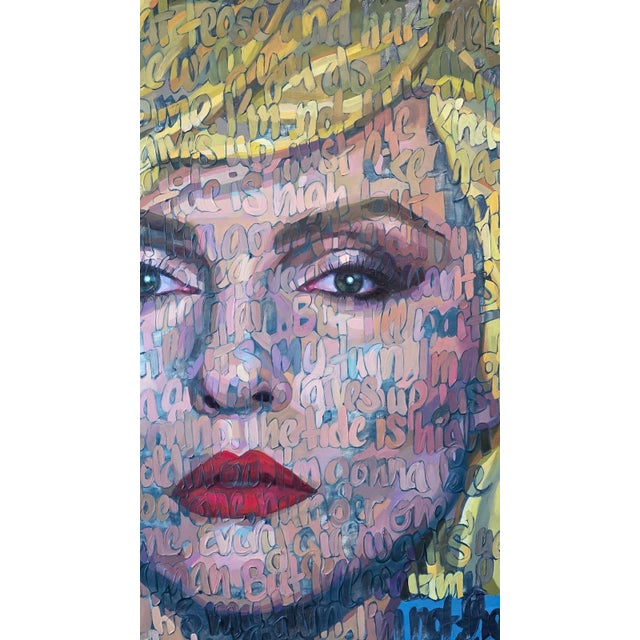 Words within painting: High tide, let the water wash away what my heart hides And show me all the things that Your love...