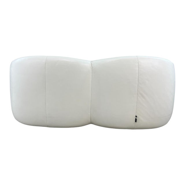 Pumpkin 2-Seater Settee in White Leather by Pierre Paulin for Ligne Roset For Sale - Image 13 of 18