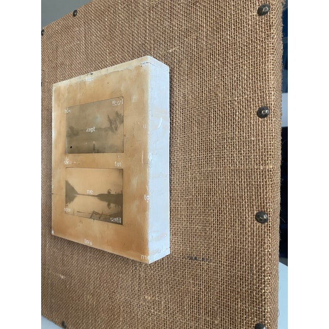 Rachel Denny Collage Painting Photographic Mixed Media Art Piece, 2003 For Sale - Image 9 of 18