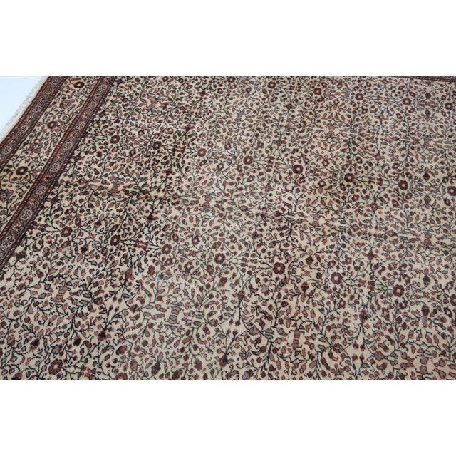 1960s Hand Knotted Vintage Turkish Area Rug For Sale - Image 10 of 12