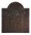 Antique Cast Iron Fireback For Sale