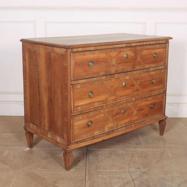 Italian Bleached Walnut Commode For Sale - Image 8 of 12