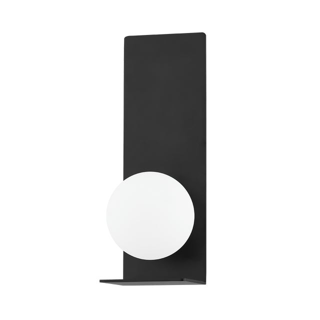 Mitzi Lani 4.5 in. 1 Light Wall Sconce in Soft Black Finish For Sale