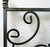 Vintage Regency Black Wrought Iron 3 Panel Room Divider For Sale - Image 10 of 15