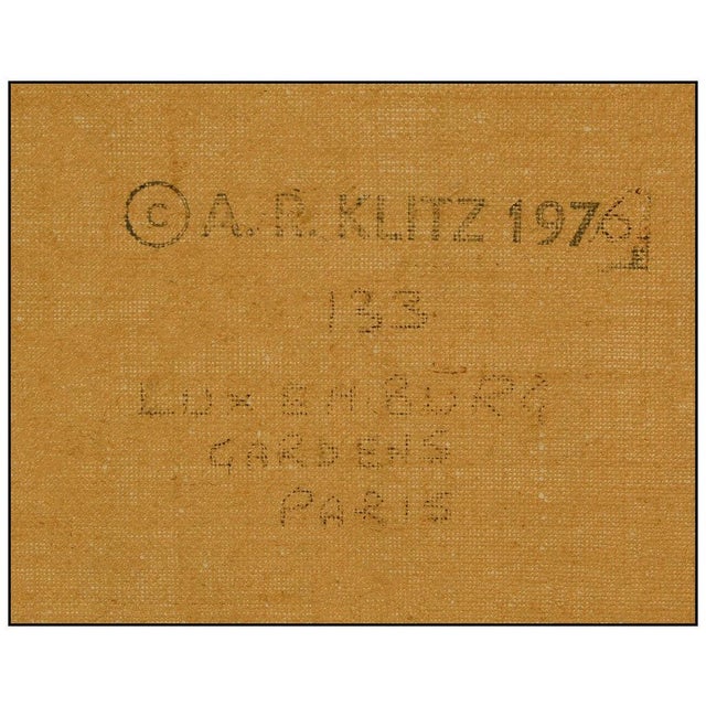 1980s Luxembourg Gardens, Anthony Robert Klitz For Sale - Image 4 of 5