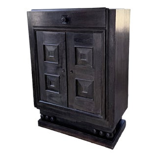 Art Deco Bar Cabinet by Hoffmann Chaleyssin, 1940s For Sale