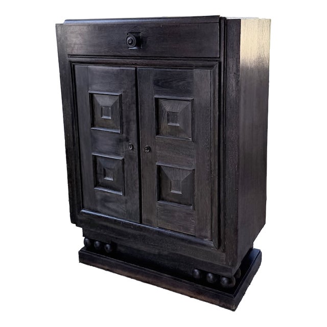 Art Deco Bar Cabinet by Hoffmann Chaleyssin, 1940s For Sale