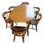 Vintage Mid-Century "Colonial Revival" Hard Rock Dining Suite - 7 Pieces For Sale