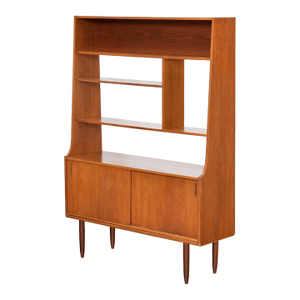 Mid Century Teak Bookcase Room Divider