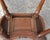 Wood Refinished Vintage Kidney-Shaped Mahogany Accent Table For Sale - Image 7 of 7