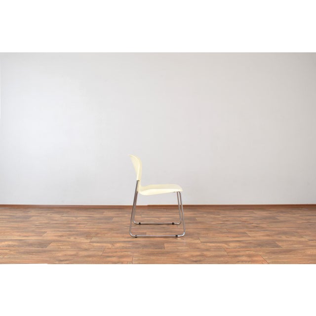 1980s White SM400k Swing Chairs by Gerd Lange for Drabert, 1980s, Set of 4 For Sale - Image 5 of 13