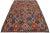Kilim Brown Blue Wool Rug - 7'0" X 9'8" For Sale - Image 4 of 7