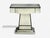 2000 - 2009 Mid-Century Modern Style, Painted Wood, Distressed Glass, Mirrored Nightstands For Sale - Image 5 of 14