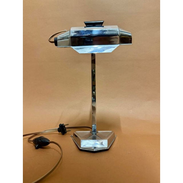 Vintage Art Deco Table Lamp in Bronze, 1920s For Sale - Image 12 of 12