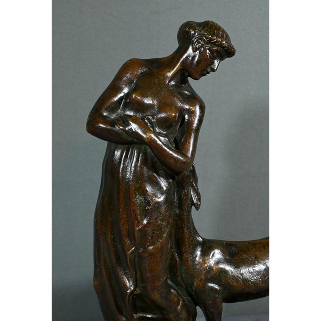 Bronze of Woman with the Fawn from Primavera, 1930 For Sale - Image 4 of 18